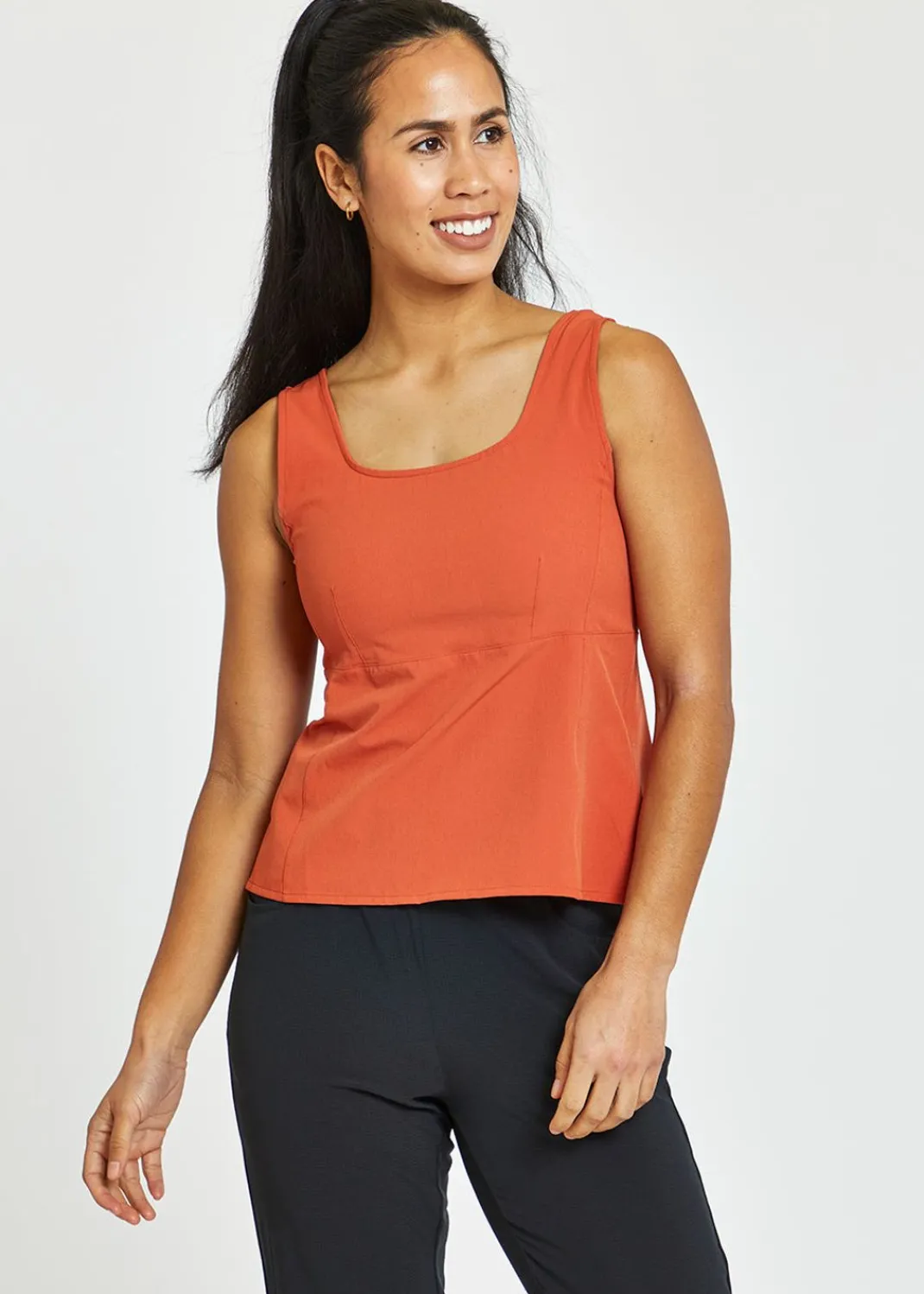 Women Oiselle Tank Tops*Lauren Square Neck Tank