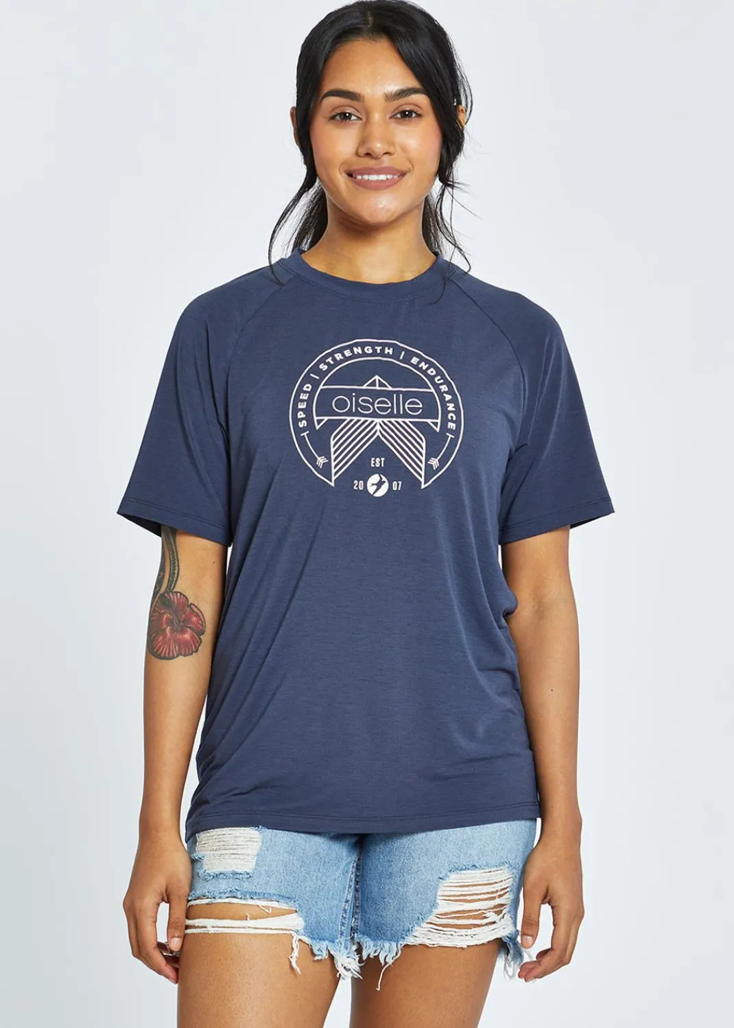 Women Oiselle Short Sleeves*Crest Easy Fit Tee