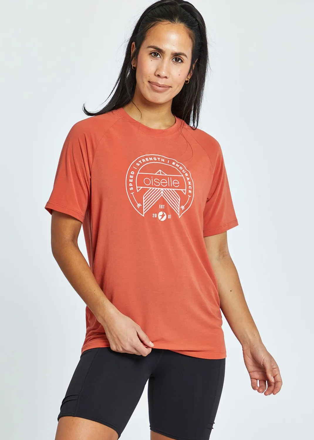 Women Oiselle Short Sleeves*Crest Easy Fit Tee
