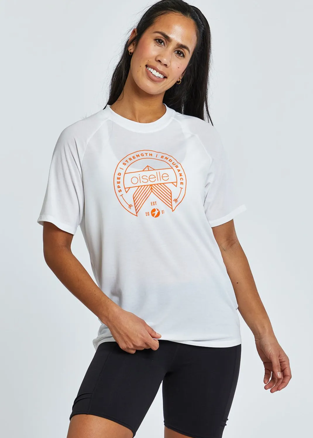 Women Oiselle Short Sleeves*Crest Easy Fit Tee