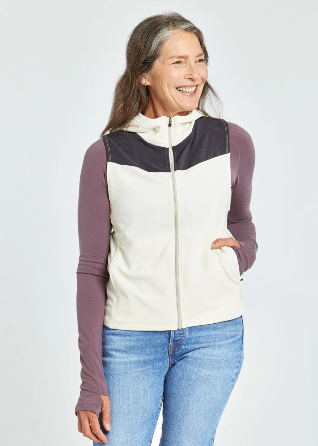 Women Oiselle Sweatshirts*Kara Full Zip Vest