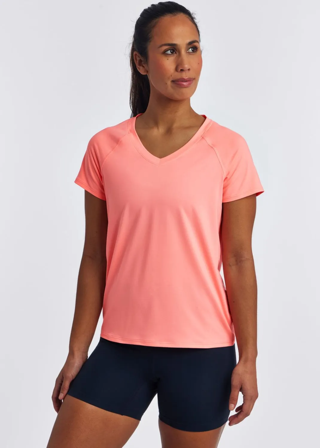 Women Oiselle Short Sleeves*Essential Bird V Neck Short Sleeve