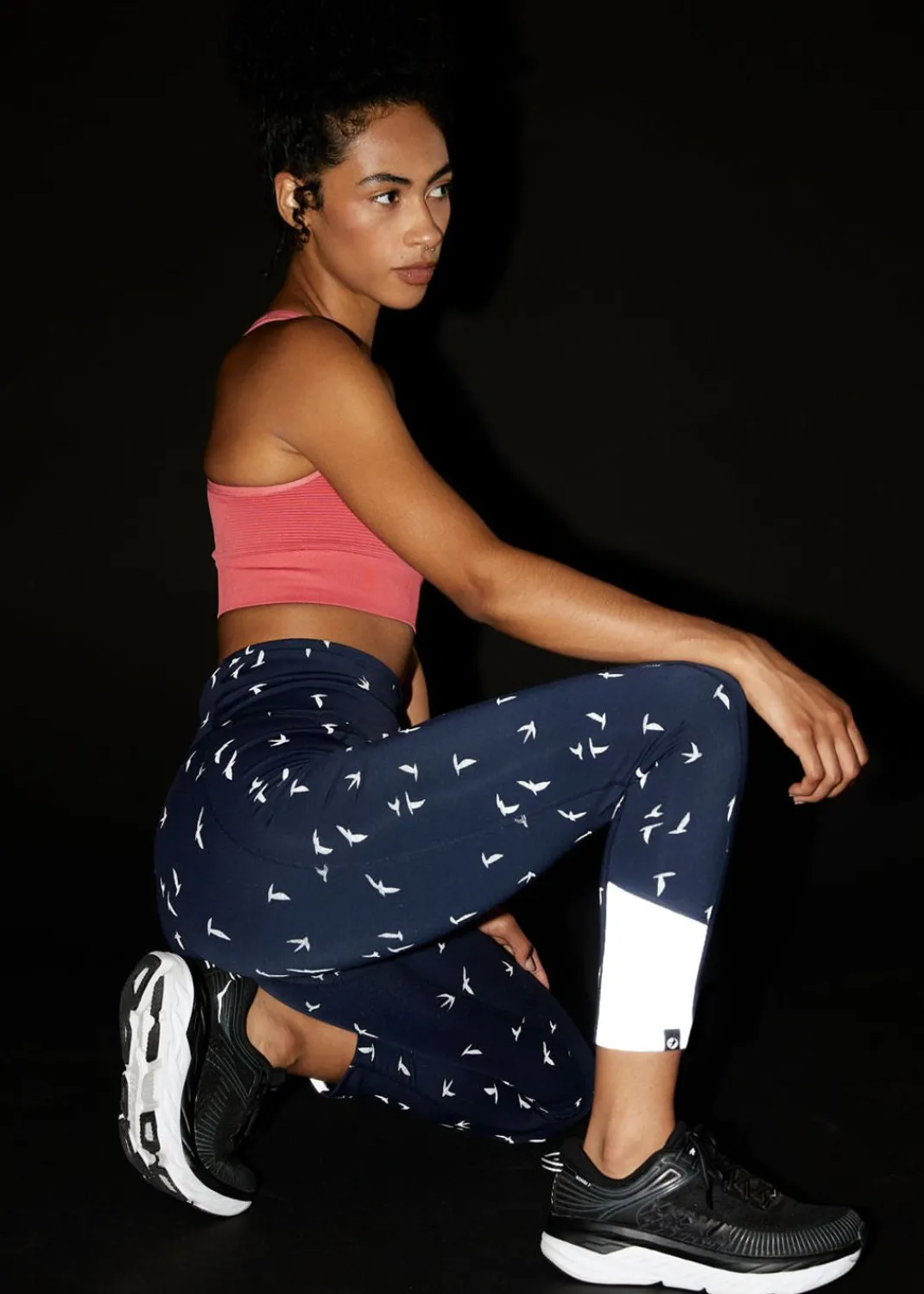 Women Oiselle Tights*Firecracker 3/4 Tights