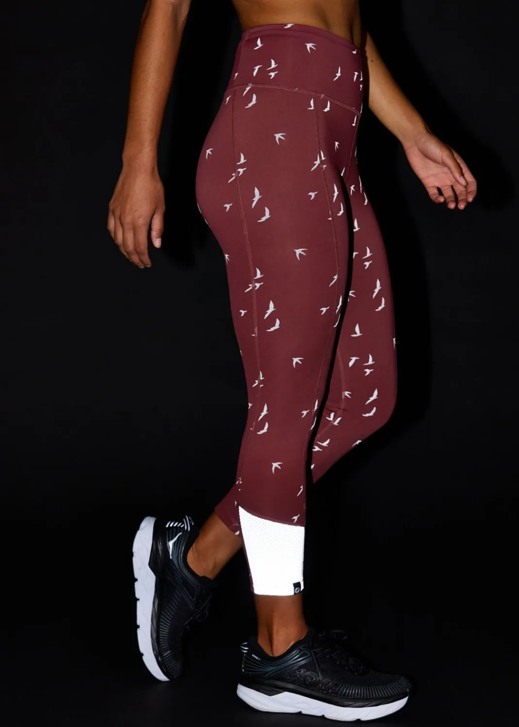 Women Oiselle Tights*Firecracker 3/4 Tights