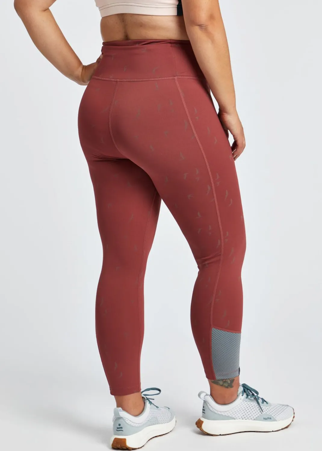 Women Oiselle Tights*Firecracker 3/4 Tights