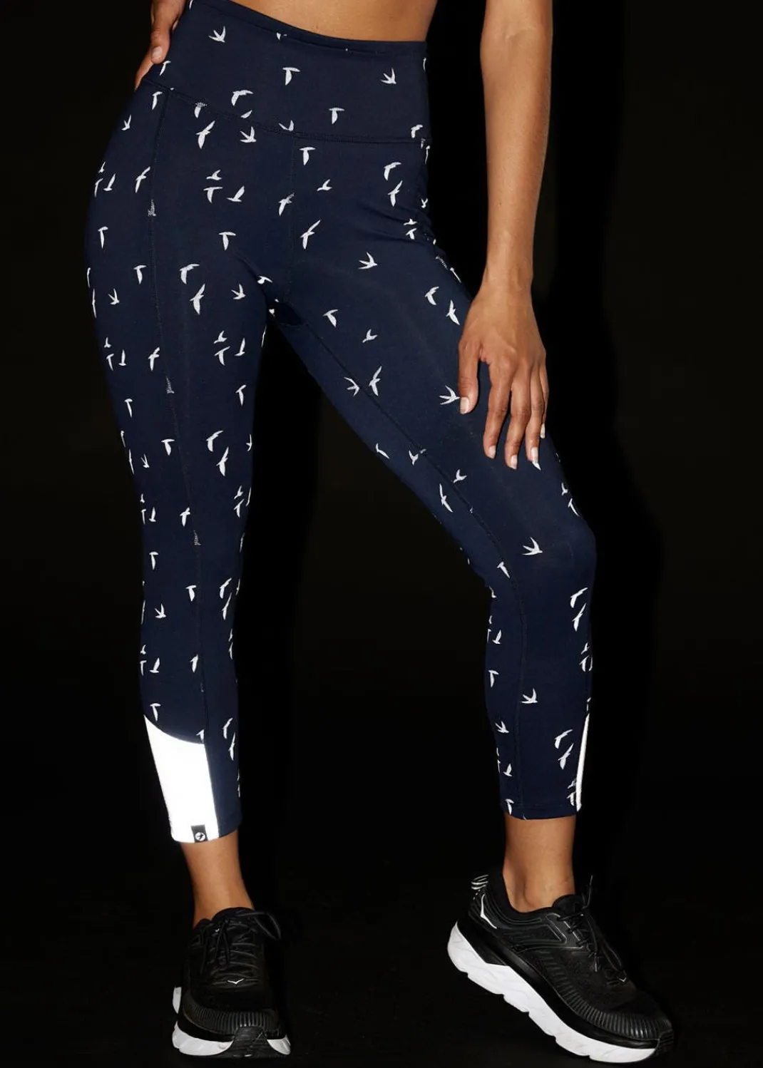 Women Oiselle Tights*Firecracker 3/4 Tights