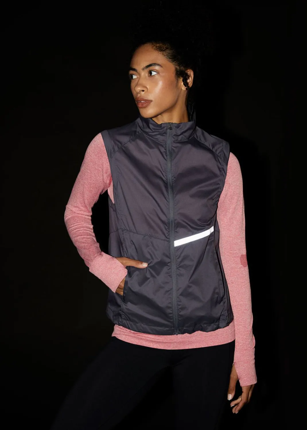 Women Oiselle Vests*Reflective Vigor Vest