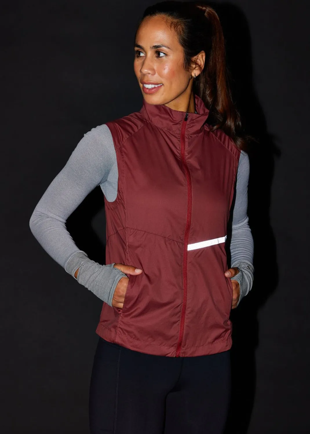 Women Oiselle Vests*Reflective Vigor Vest