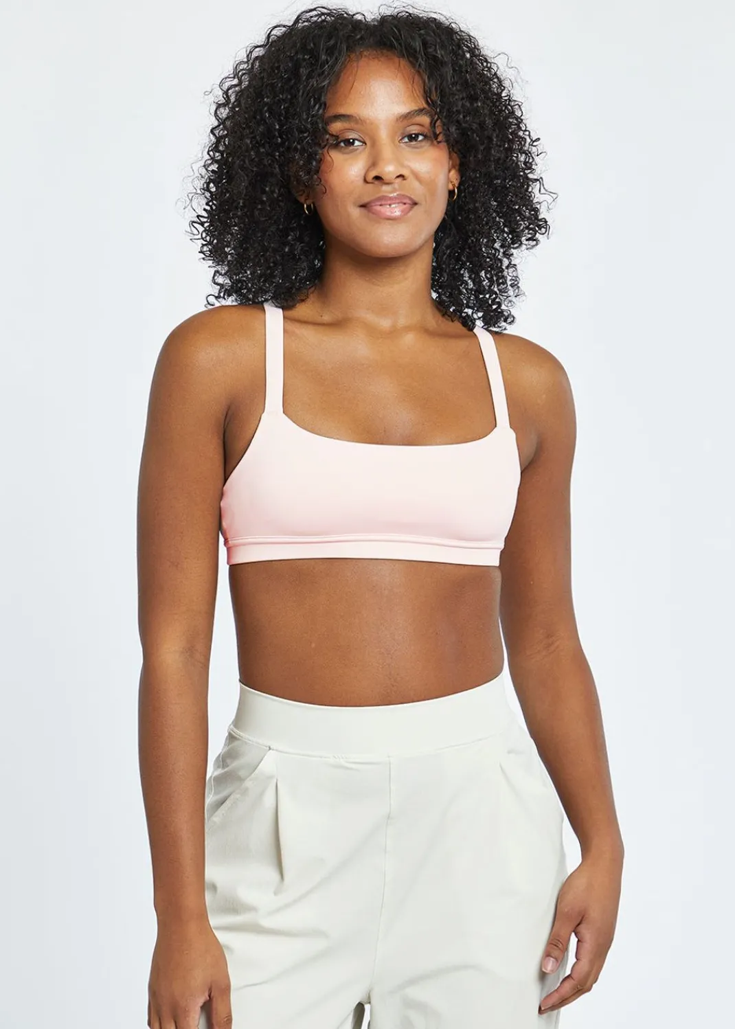 Women Oiselle Lifestyle*Lauren Square Neck Shelf Bralette