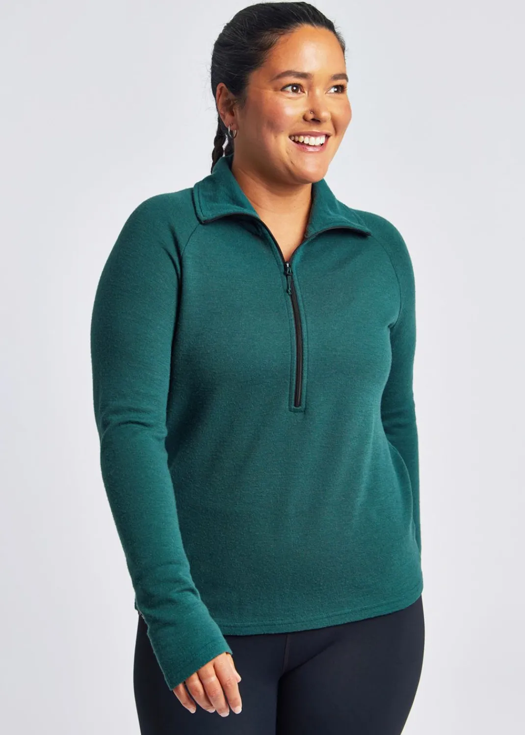 Women Oiselle Long Sleeves*Wazzie Wool Jacquard Half Zip