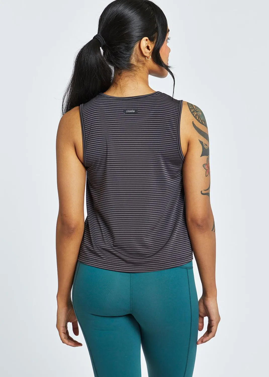 Women Oiselle Tank Tops*Striped Trail Tank