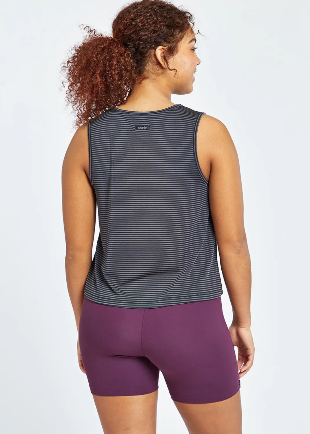 Women Oiselle Tank Tops*Striped Trail Tank
