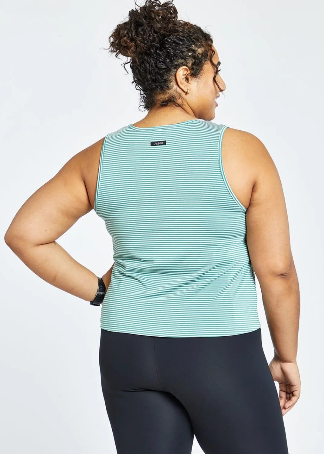 Women Oiselle Tank Tops*Striped Trail Tank