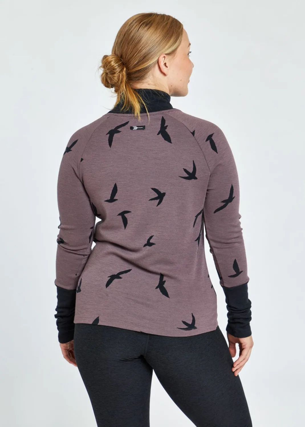 Women Oiselle Long Sleeves*Wazzie Wool Jacquard Mock Neck Long Sleeve