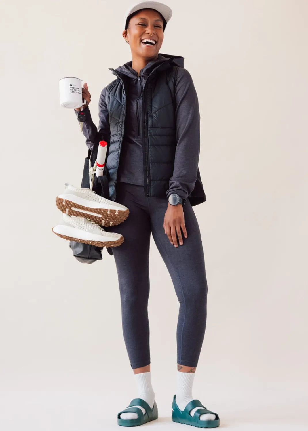 Women Oiselle Tights*Herringbird 3/4 Tights